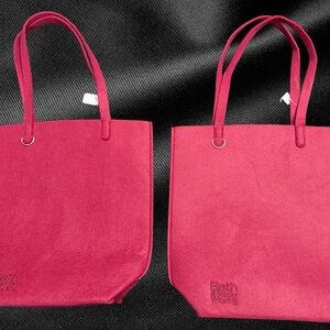 2025 Bath & Body Works Pink 2 Tote Bags Only